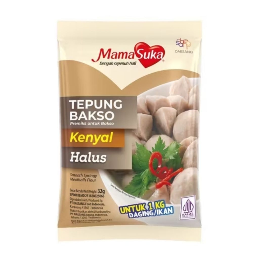 

Tepung Bakso pengenyal Bakso 32gr