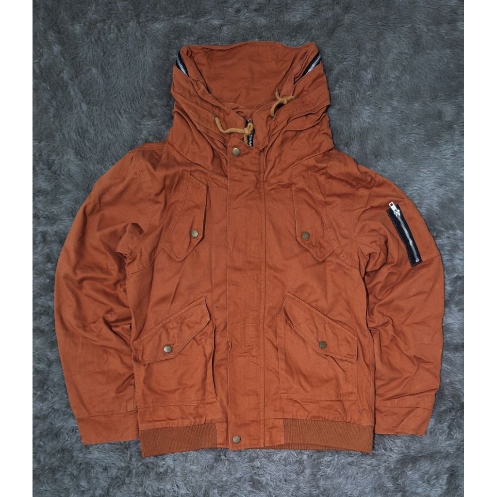 Jaket Katun Semi Denim Saku Samping Jboom