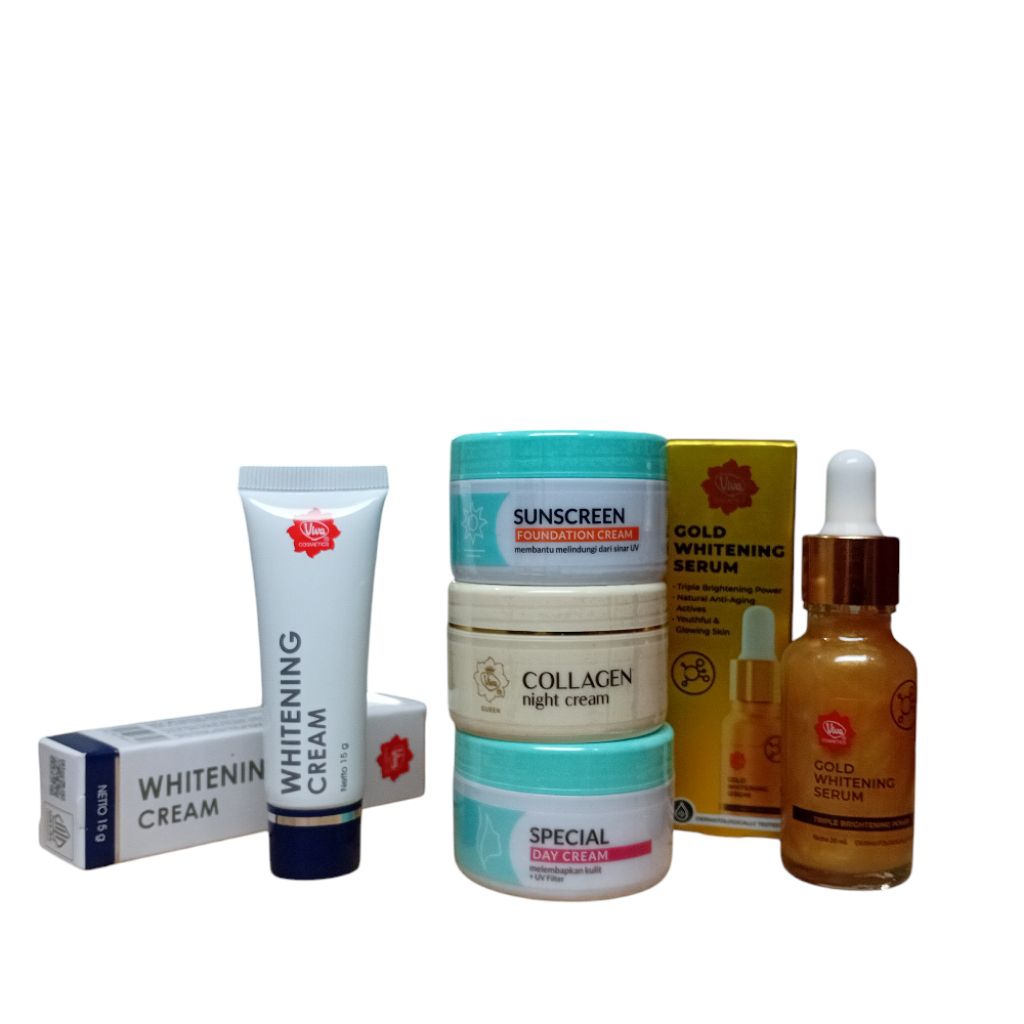 Viva Cosmetics | Paket Krim 5in1 Gold | Penghilang Flek Hitam Membandel