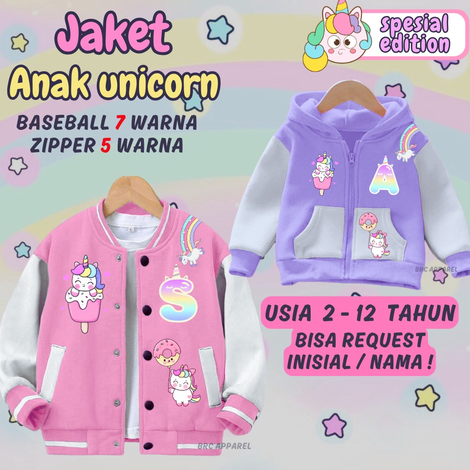 KODE P98C  BISA REQUEST SUKA SUKA  JAKET ANAK CEWE INISIAL A  Z  BISA REQUEST HURUF REQUEST NAMA UNI