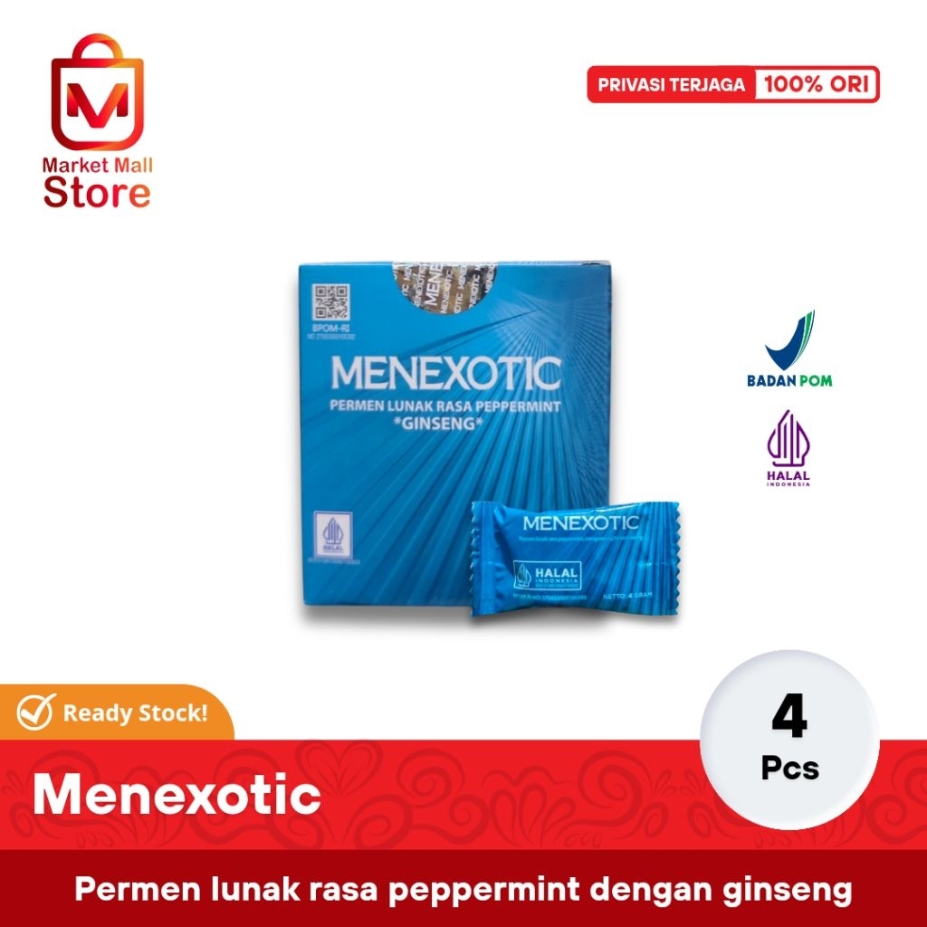 Permen MenExotic Original Premium Stamina Pria Candy Resmi BPOM | Mensexotics | Menexotic | Mense Xo
