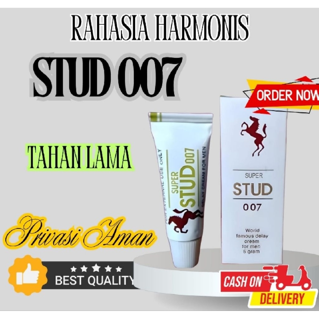 Super Stud 007 Cream oles pria tunda keluar original
