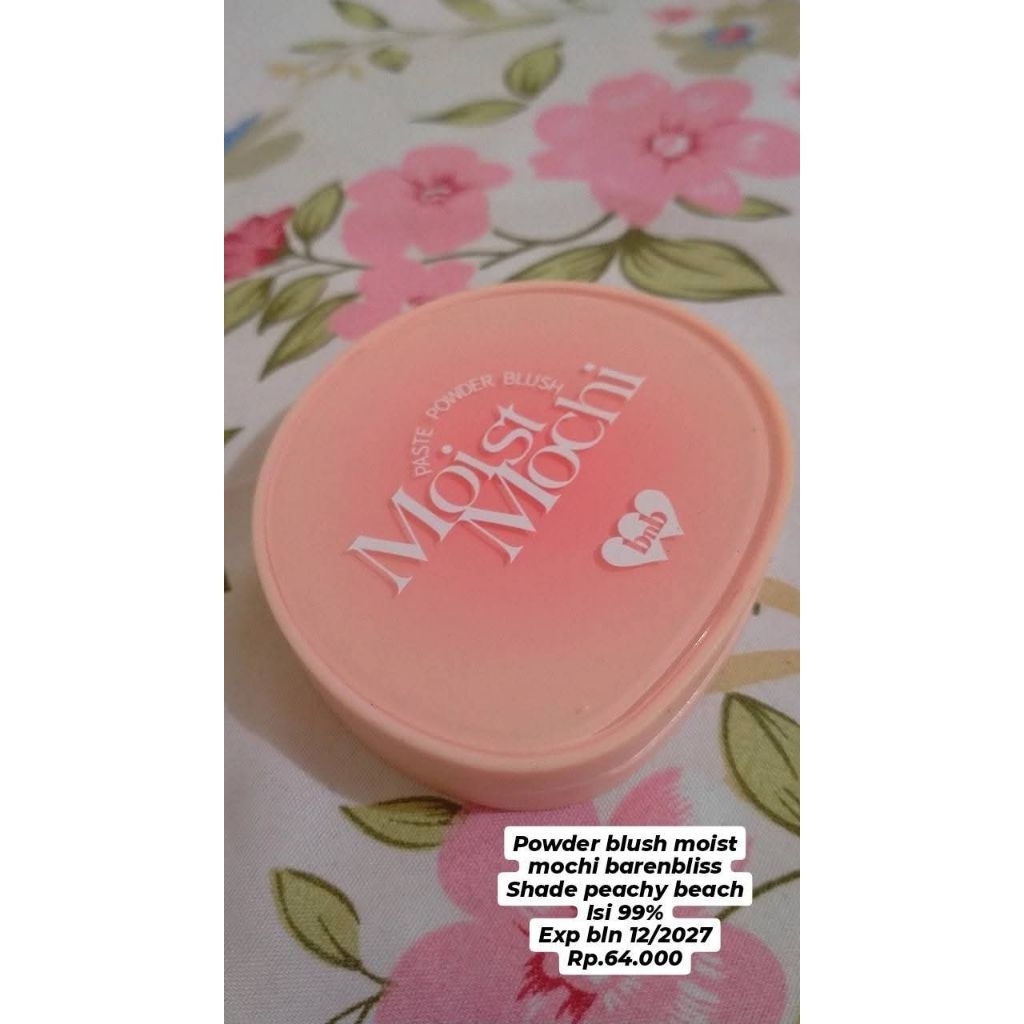 Barenbliss Powder Blush Moist Mochi Preloved