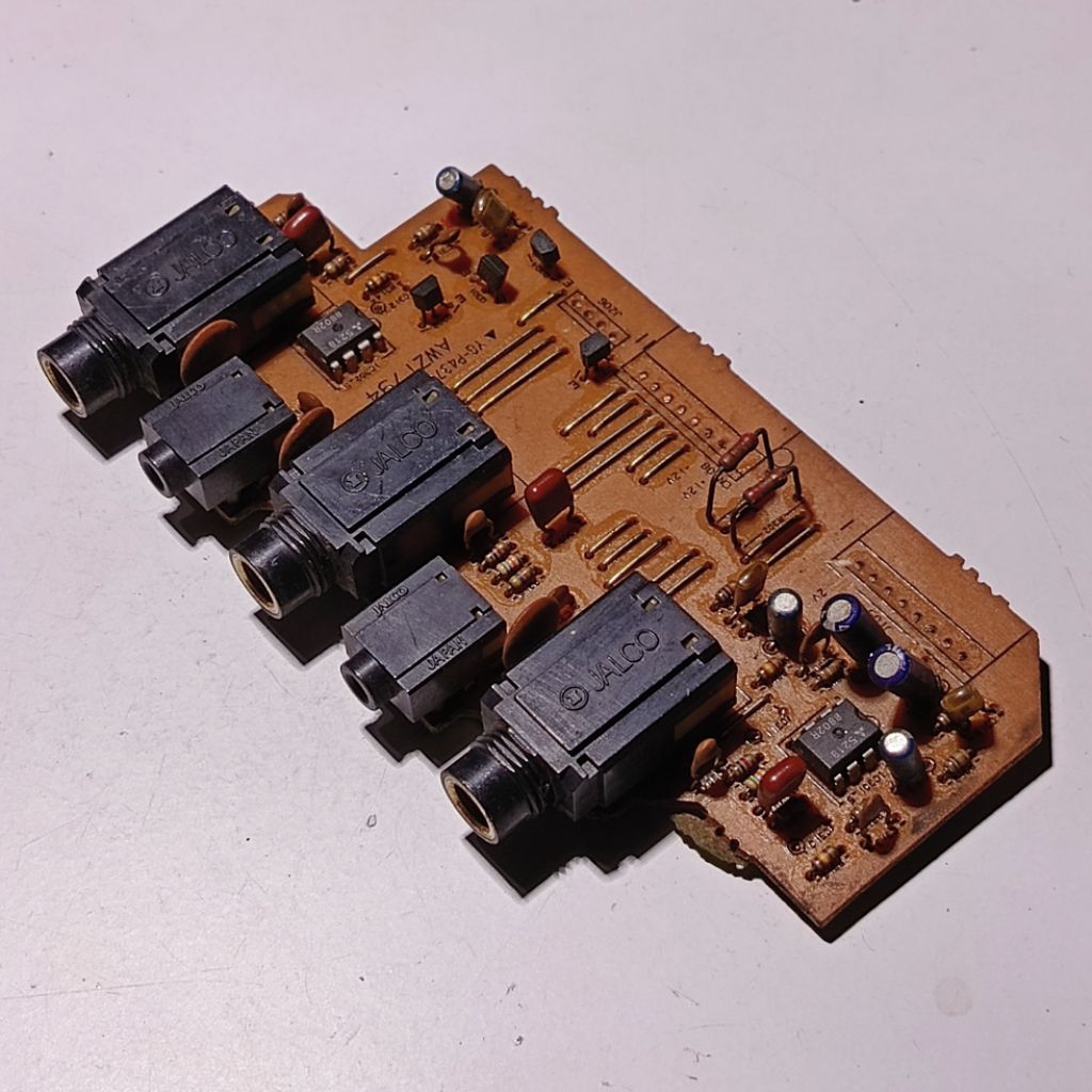 jack microphone & komponen IC original bekas amplifier karaoke Pioneer