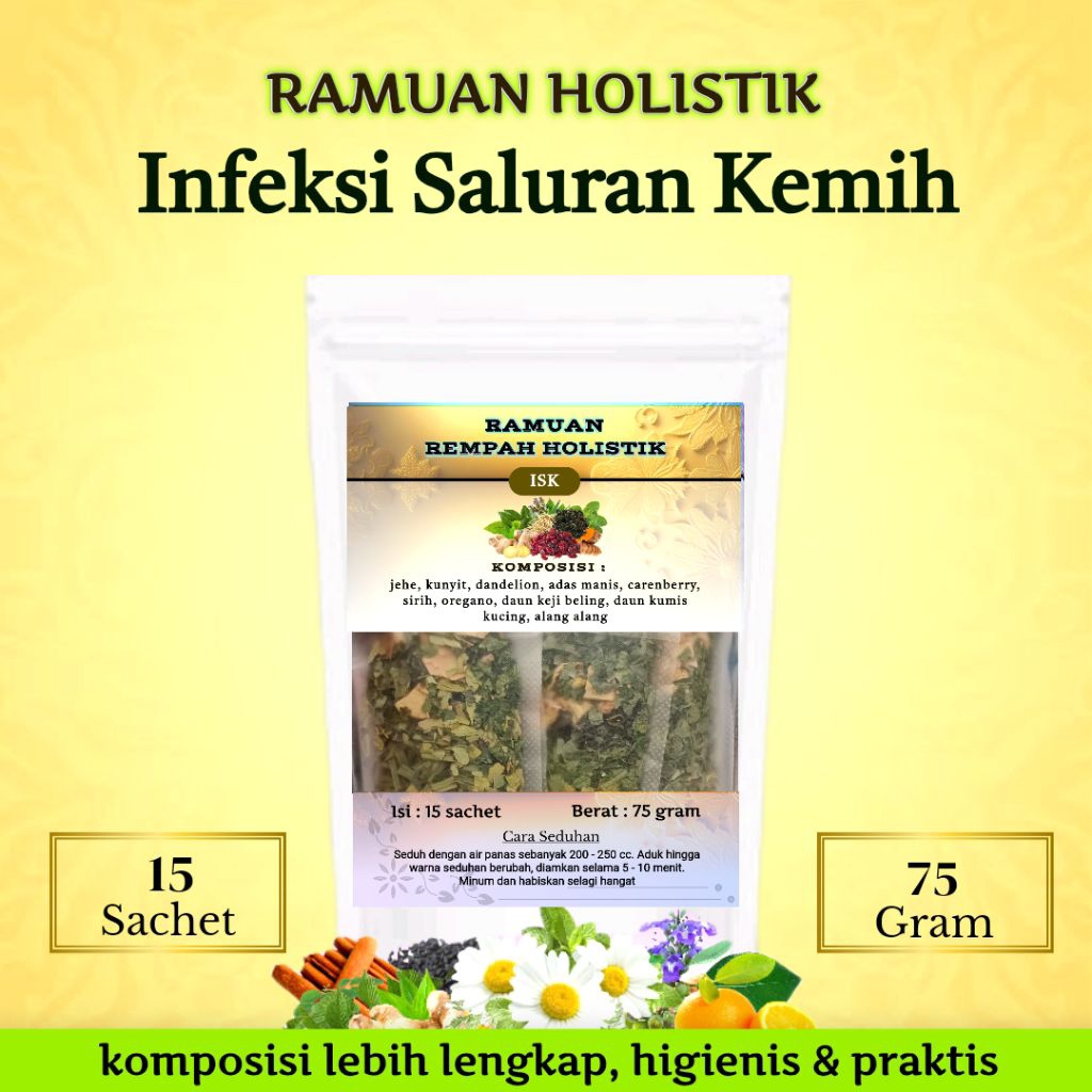 

Ramuan Holistik INFEKSI SALURAN KEMIH ISK | 15 Teh Herbal Alami | Dandelion Oregano Daun Keji Beling