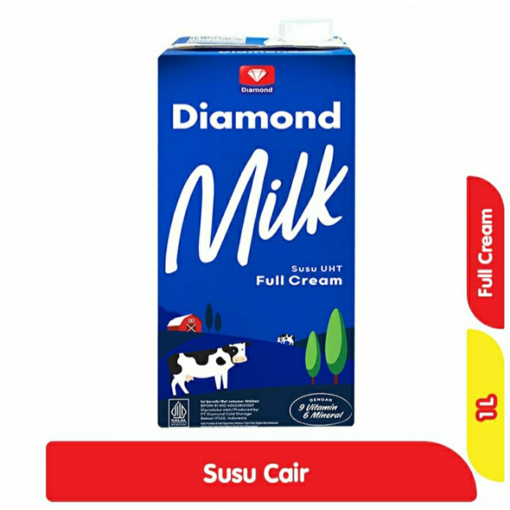 

Diamond Milk Susu UHT Full Cream