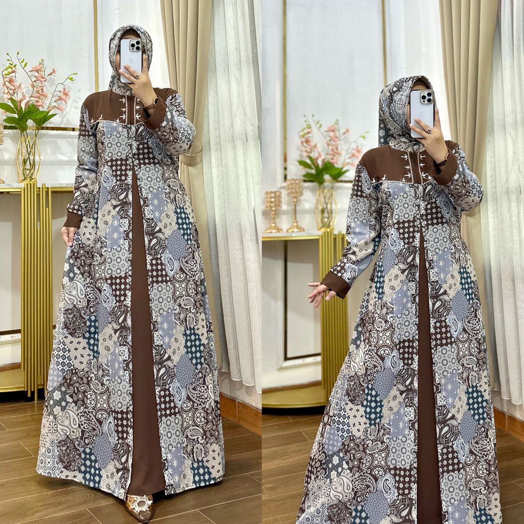 GAMIS CERUTI PRINTING AMANDA BY FIKY/CITRA