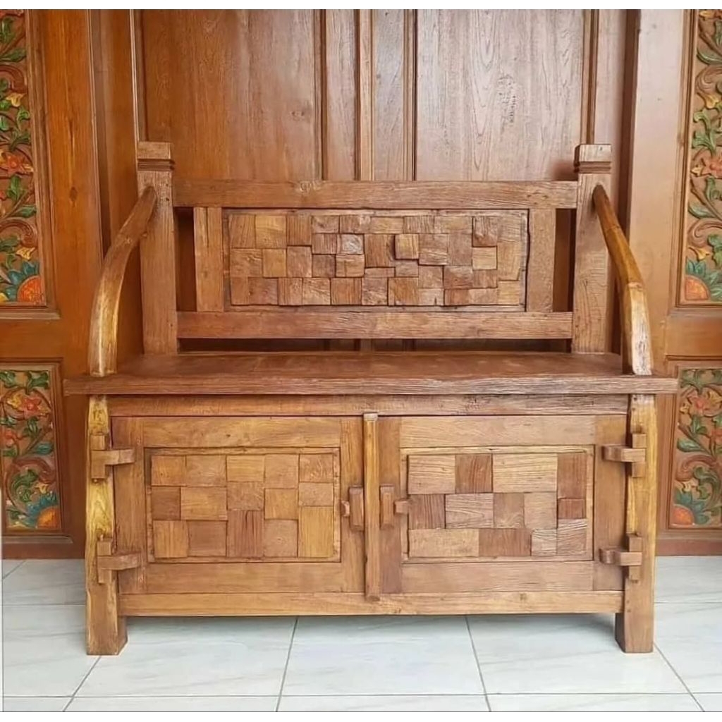 (Kayu Lama) Peti Jondang peti kayu jati rustic