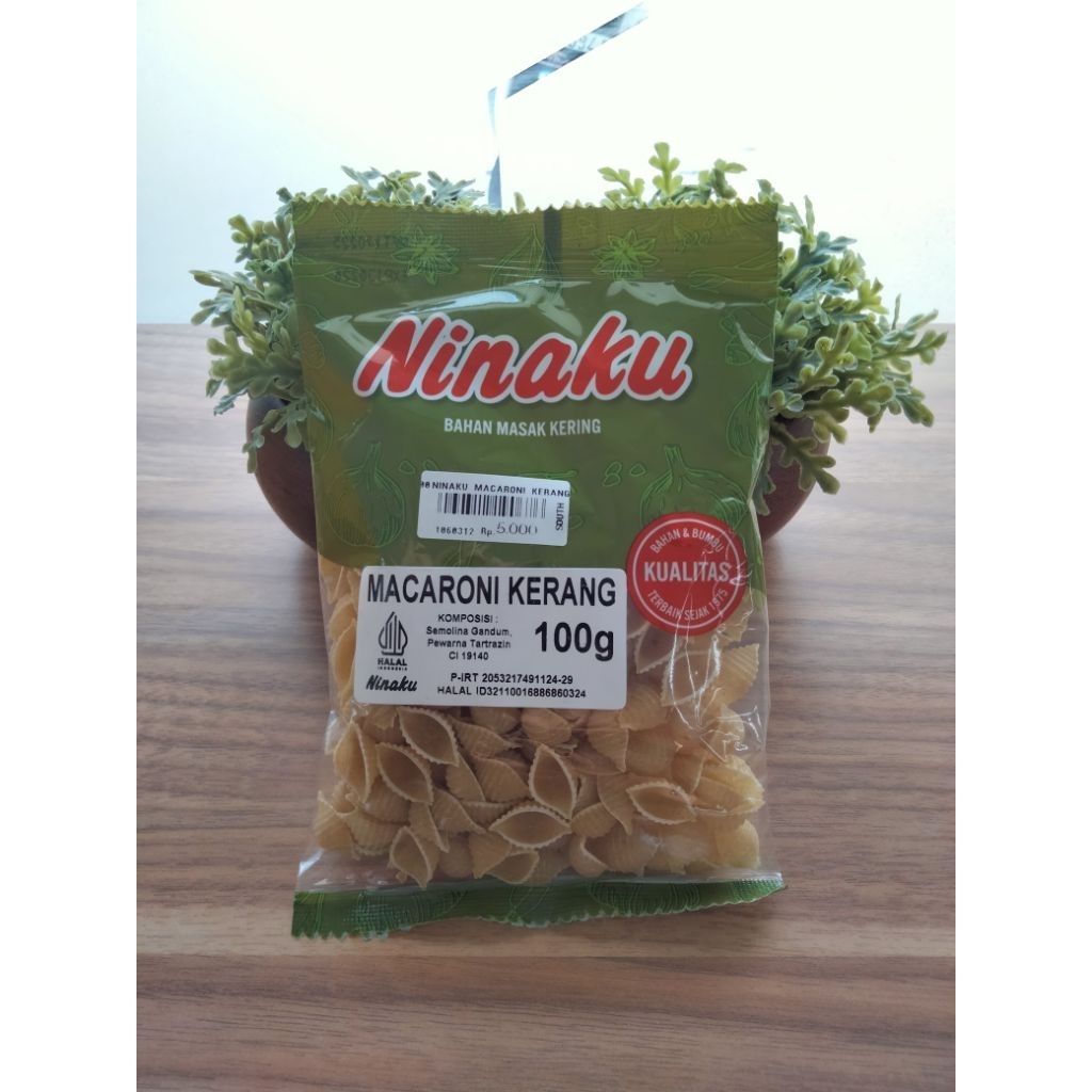 

ninaku macaroni kerang 100g