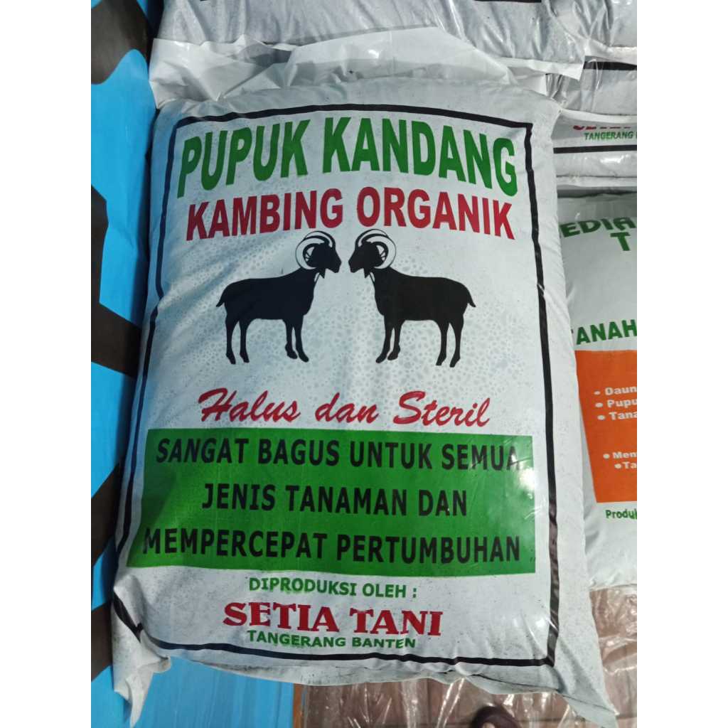 Pupuk Kandang Kambing HALUS Organik 1 Sak