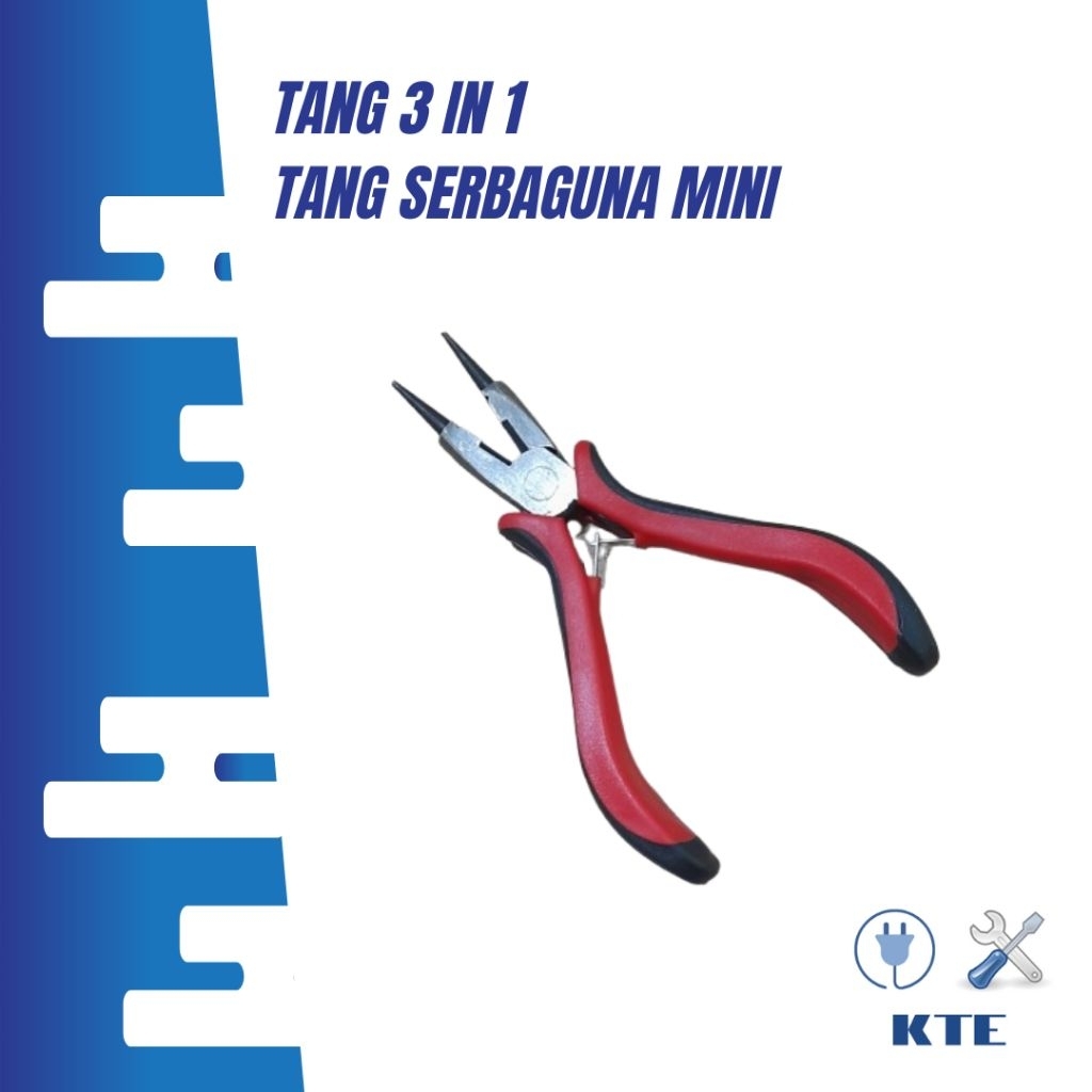 Tang mini serbaguna / Tang 3 in 1 Putar, potong, jepit