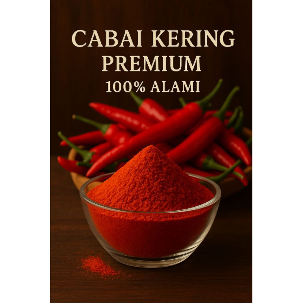 

Chili Oil 500g / Cabe Kering Bubuk Cabe Super Pedas Halus Teja / Cabai Kering Pedas