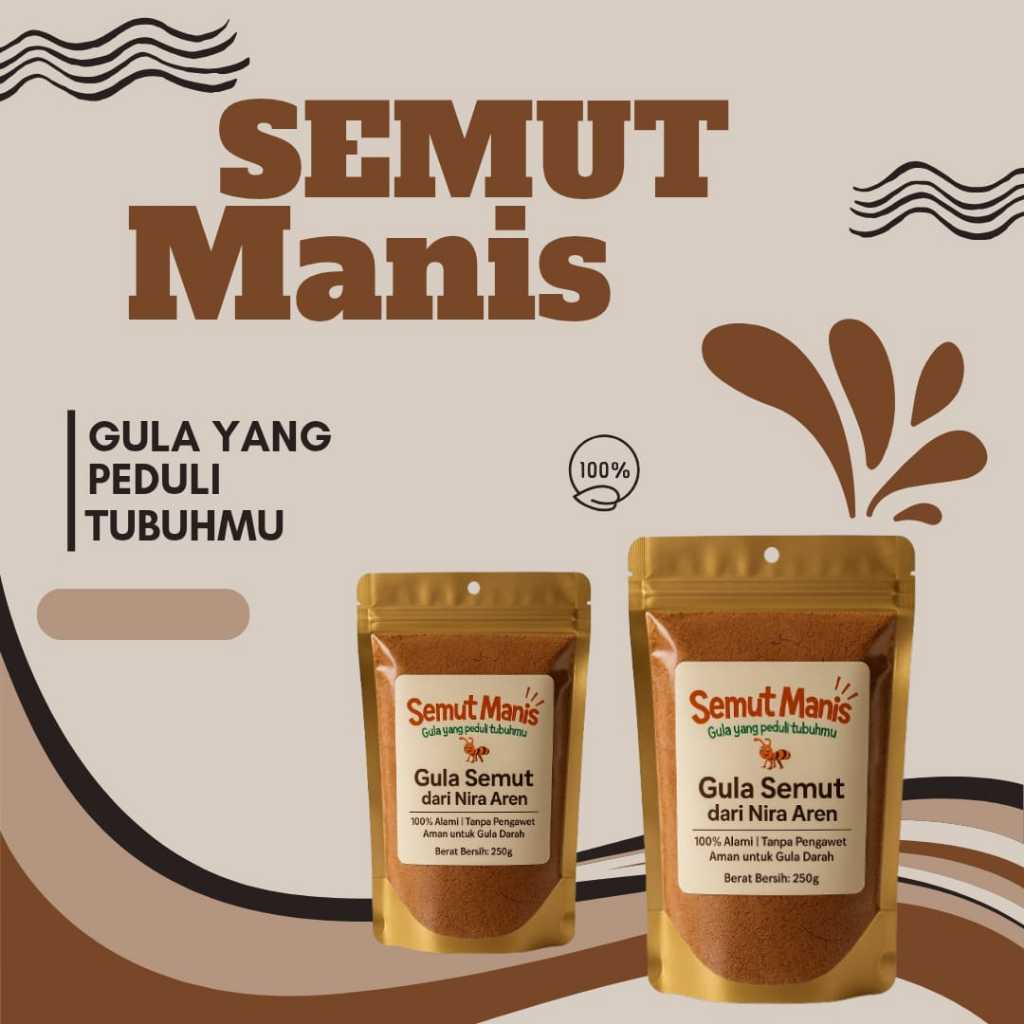 

Gula Semut Aren Murni 250gr - Gula Diet Sehat Tanpa Pengawet | Semut Manis