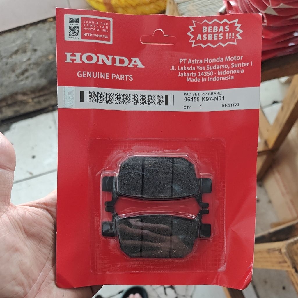 kampas rem belakang pcx 150/160