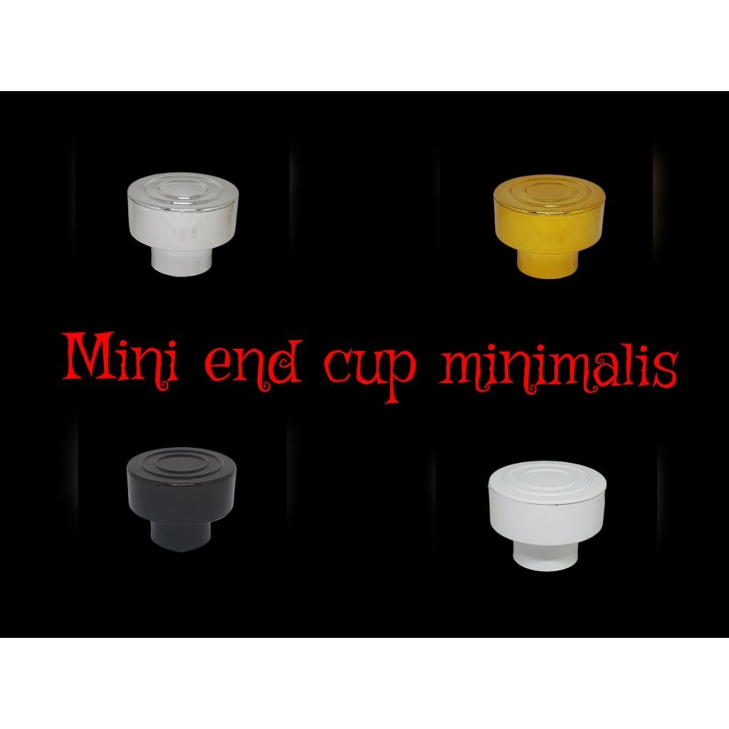 MINI end cup MINIMALIS gorden tutup tiang gorden end cup gorden