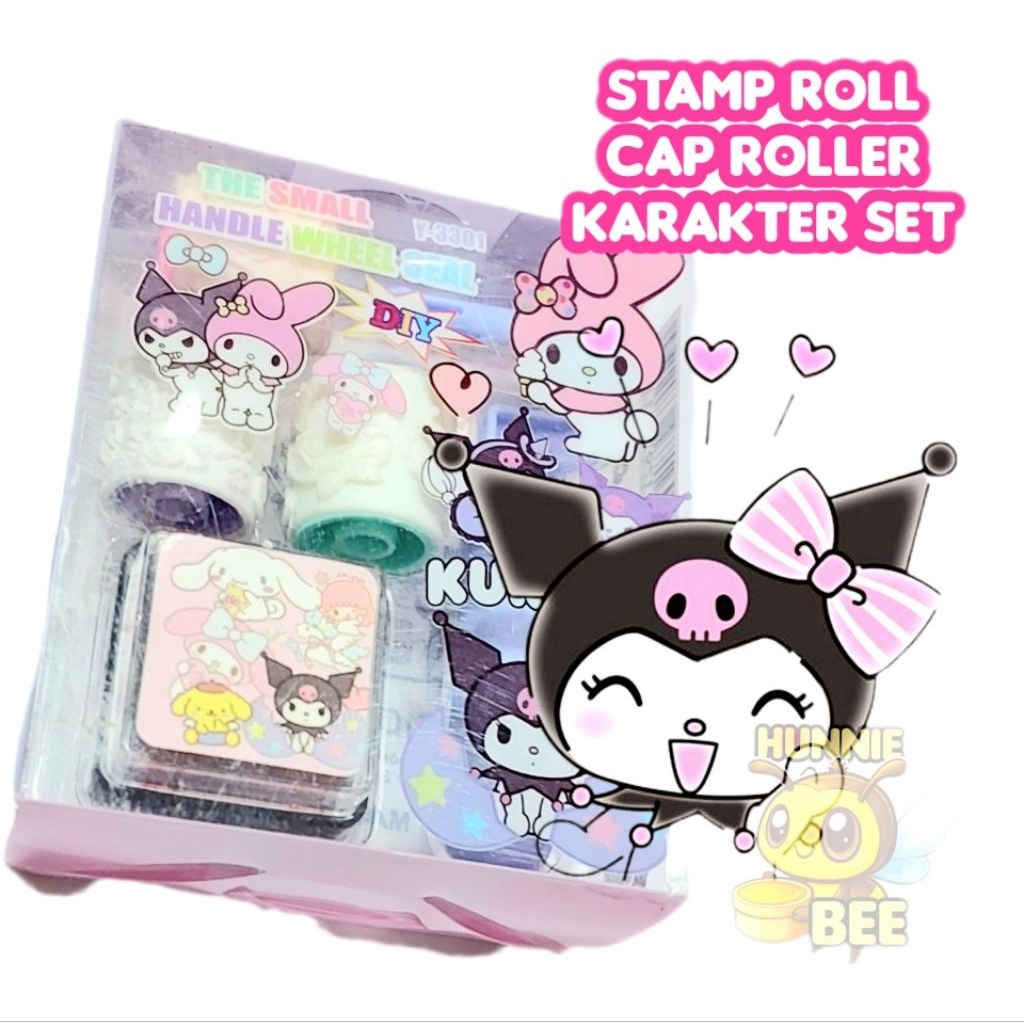 

Stamp Roll Cap Karakter Set Cute
