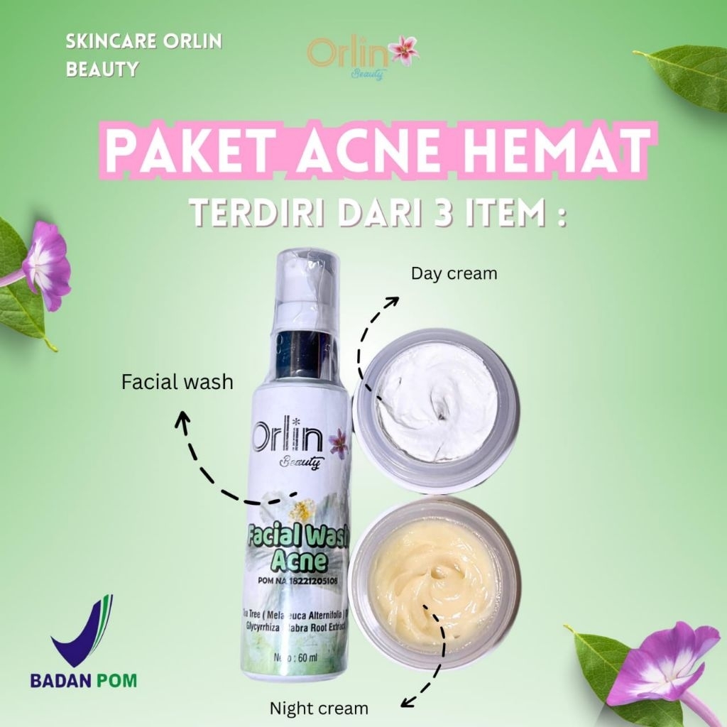 Orlin Beauty Skincare - Paket HEMAT - Aman bumil busui - BPOM