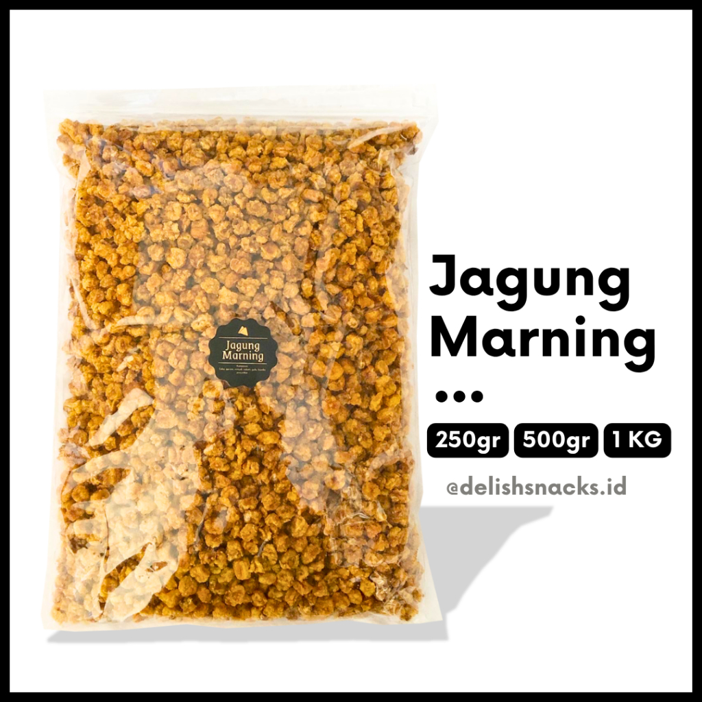 

[DELISH SNACKS] Jagung Marning (Grosir) 250gr 500gr 1 KG / Snack Cemilan Camilan Grosiran Kiloan