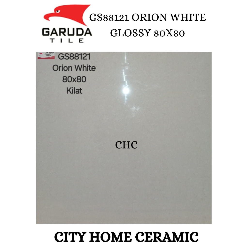 GARUDA ORION WHITE GS88121 80x80/GRANIT/GLOSSY/LANTAI/BEST PRODUCT