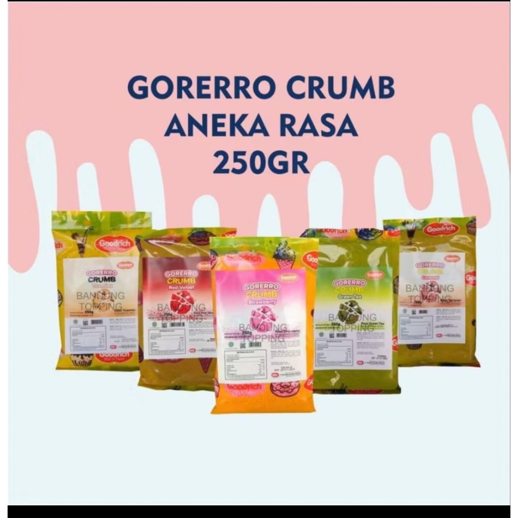 

Goodrich Gorero / Crumb Cookies /Crumb Halus 250 gram