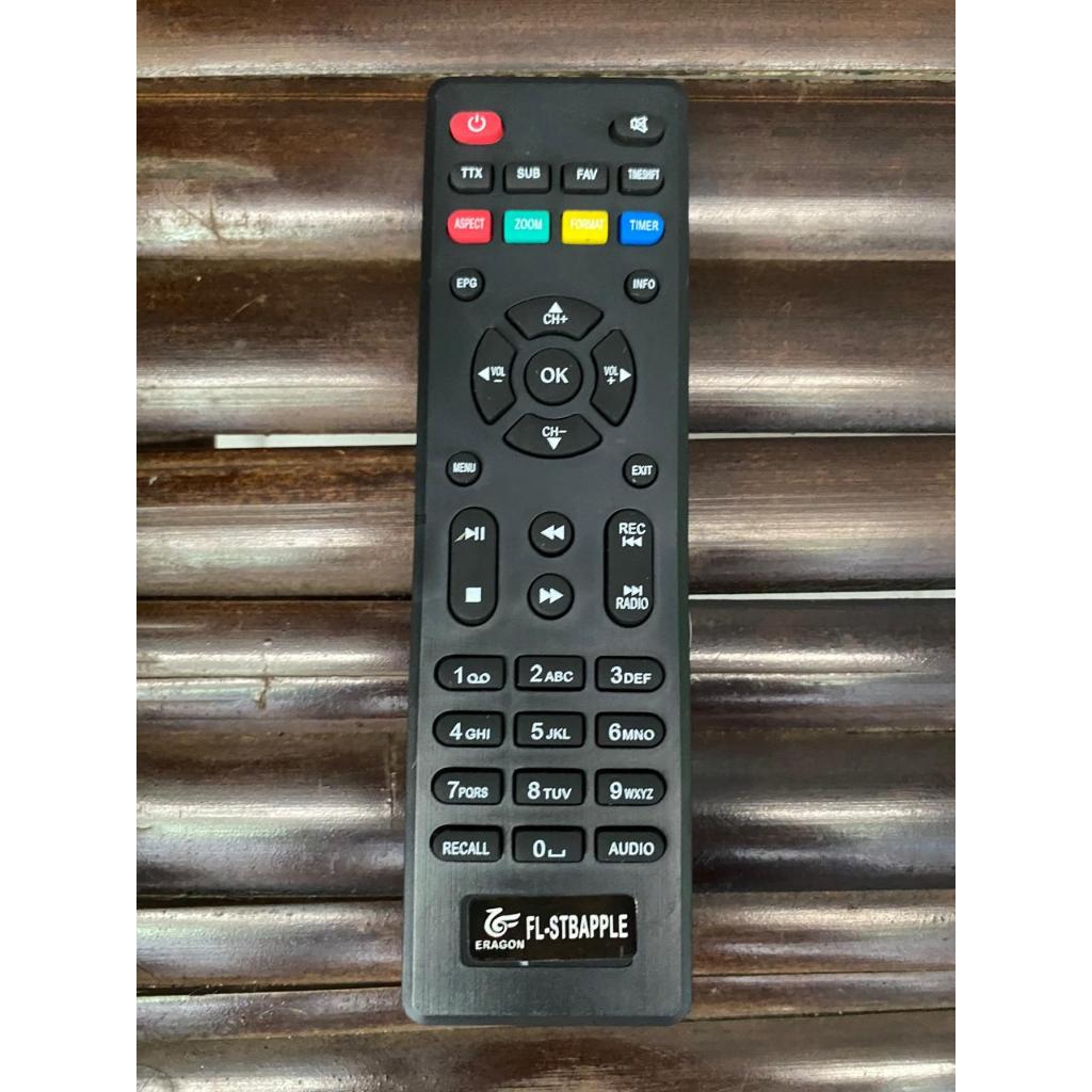 Remote STB DVB-T2 Matrix Apple Merah Kuning Remot