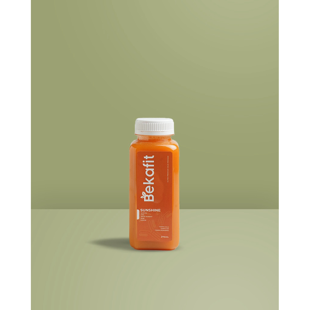

Cold Pressed Juice SUNSHINE – Bekafit Jus Sayur Buah Segar, Cleanse Tubuh & Booster Imun Alami