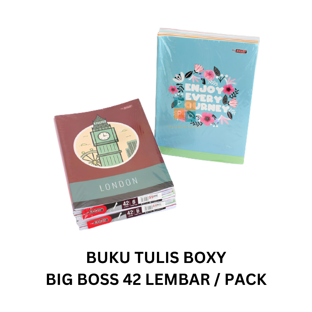 

BUKU TULIS BIG BOSS 42 LEMBAR / PACK / BUKU TULIS BIG BOSS