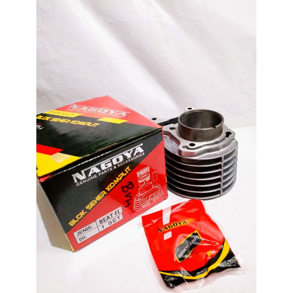 [1UNIT] BLOK SEHER BEAT FI MERK NAGOYA BORING BLOK SEHER MOTOR BEAT FI