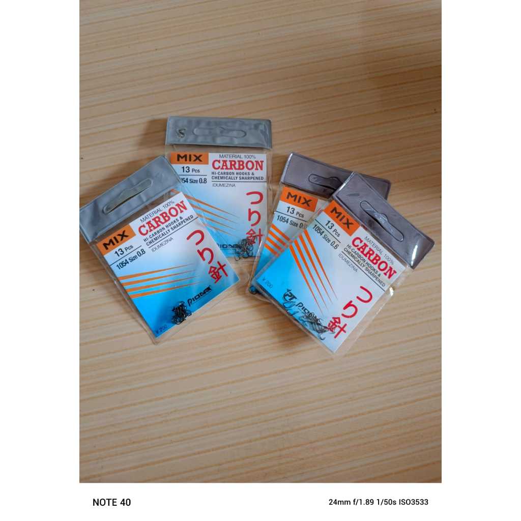 Kail pancing carbon pioner  mix type kecil super tajam