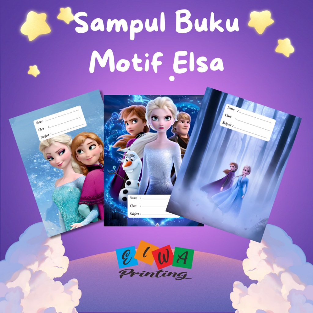 

(ISI 8 LEMBAR) SAMPUL BUKU TULIS SIDU CAMPUS BIGBOSS / SAMPUL BUKU MOTIF ESTETIK ELSA PRINCESS ELSA FROZEN / Sampul Custom / SAMPUL BUKU AESTHETIC
