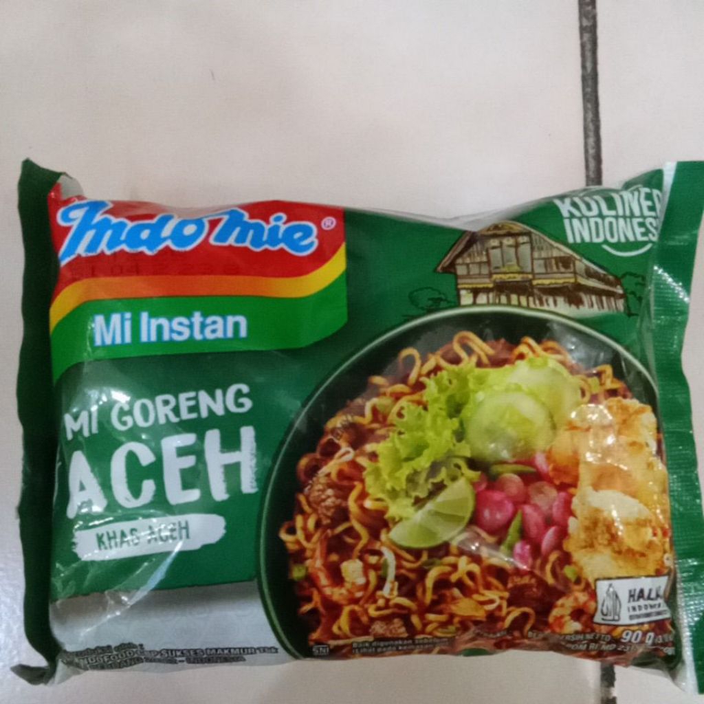 

Indomie Mi Instan Mi Goreng Aceh 90gr