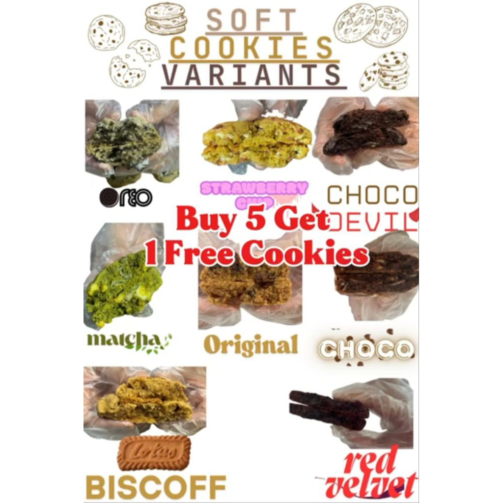 

SOFT BAKED COOKIES Beli 5 Gratis 1
