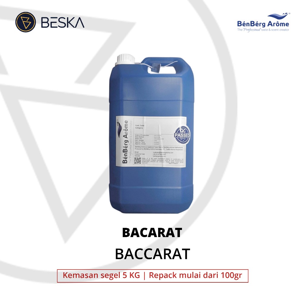 BACCARAT - BENBERG LAUNDRY |  REPACK BIBIT PARFUM MURNI
