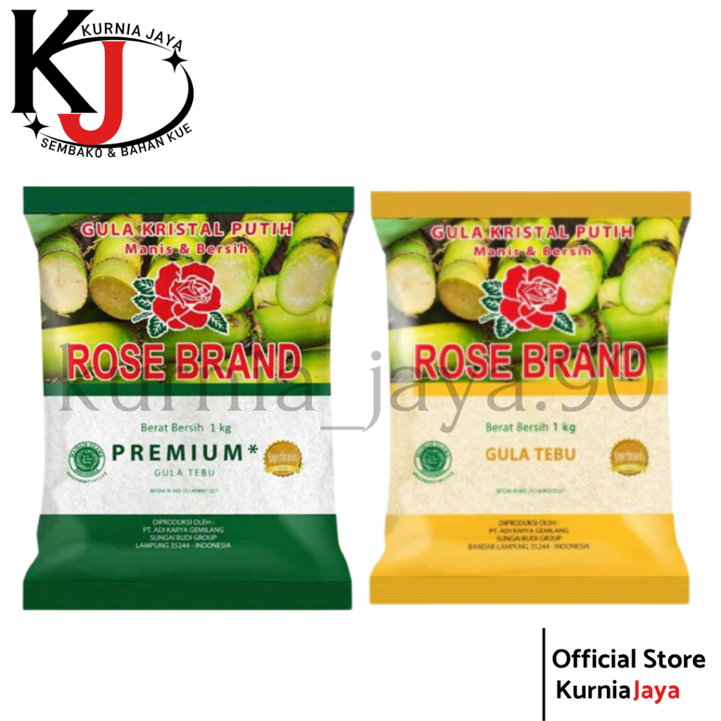 

[ ROSE BRAND ] Gula Pasir 1Kg