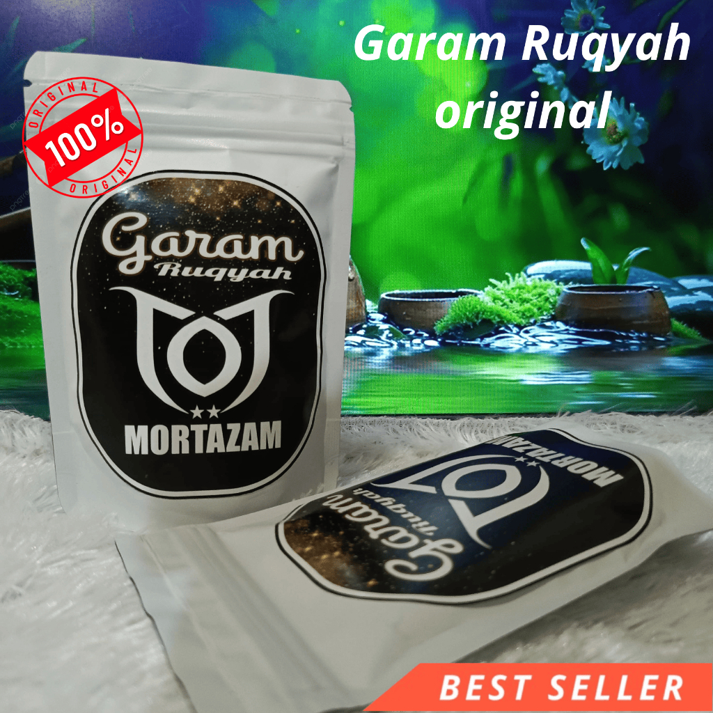 

Motazam garam terapi Ruqyah ASLI garam Rukiyah Mortazam 100 gramsudah di asma