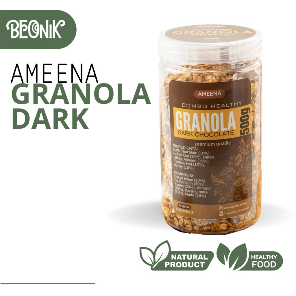 

Granola Dark Chocolate 500gr | Ameena Premium Quality