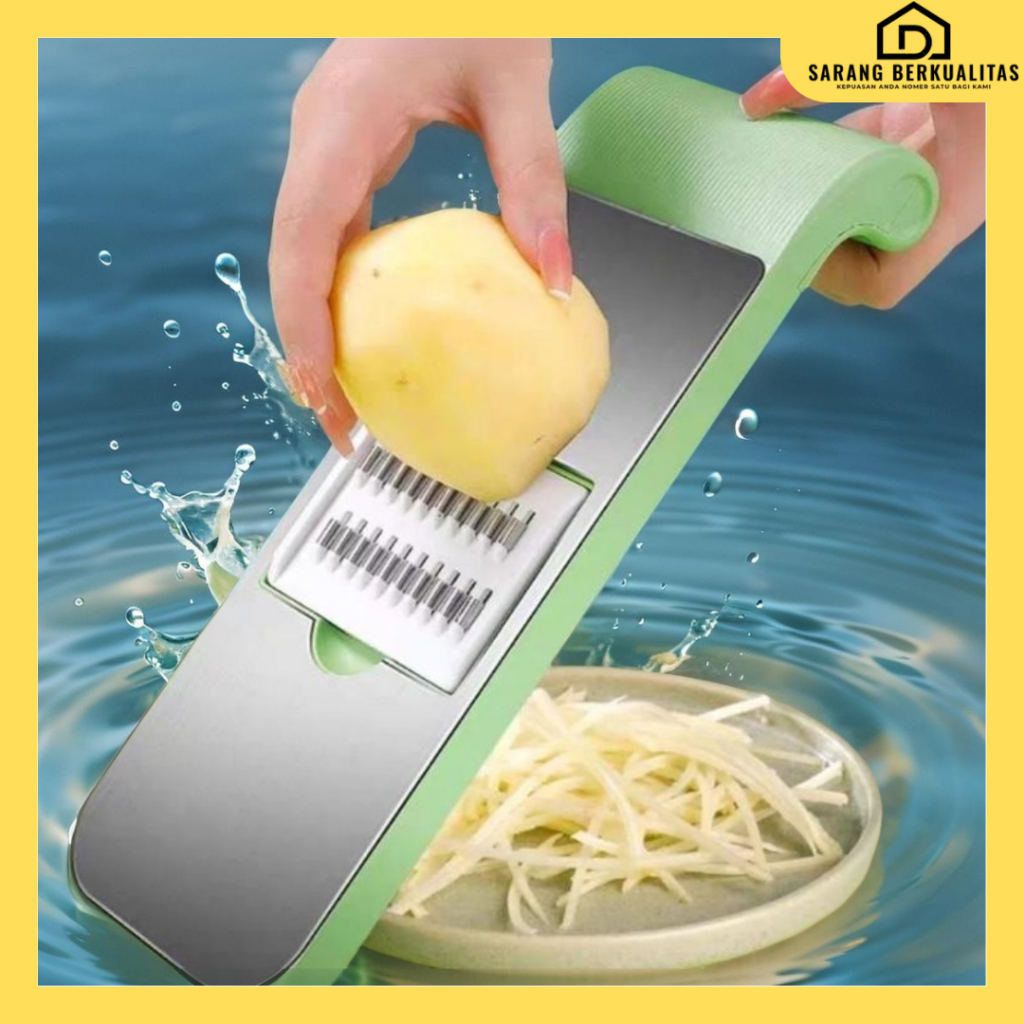 SB - Alat pemotong sayur multifungsi, mesin parut kentang, alat pengiris sayur dapur, alat parut teb