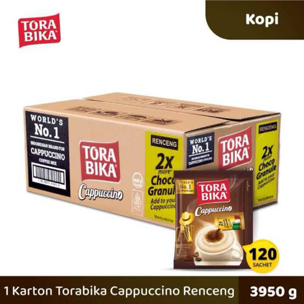 

Torabika cappucino 1 dus isi 12 renceng
