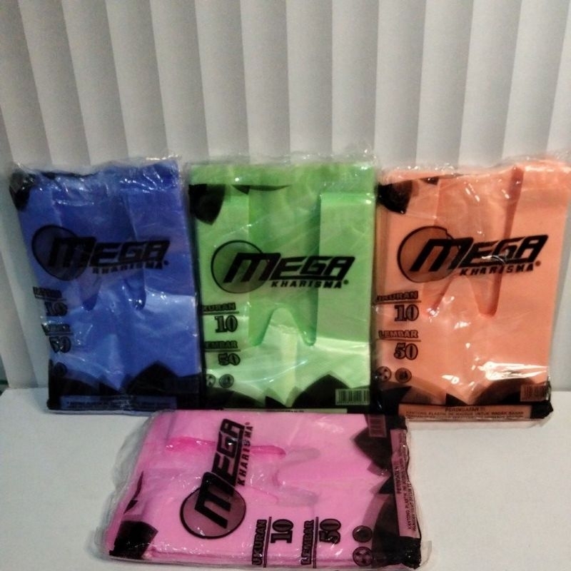 kantong kresek warna Mega 1 cup