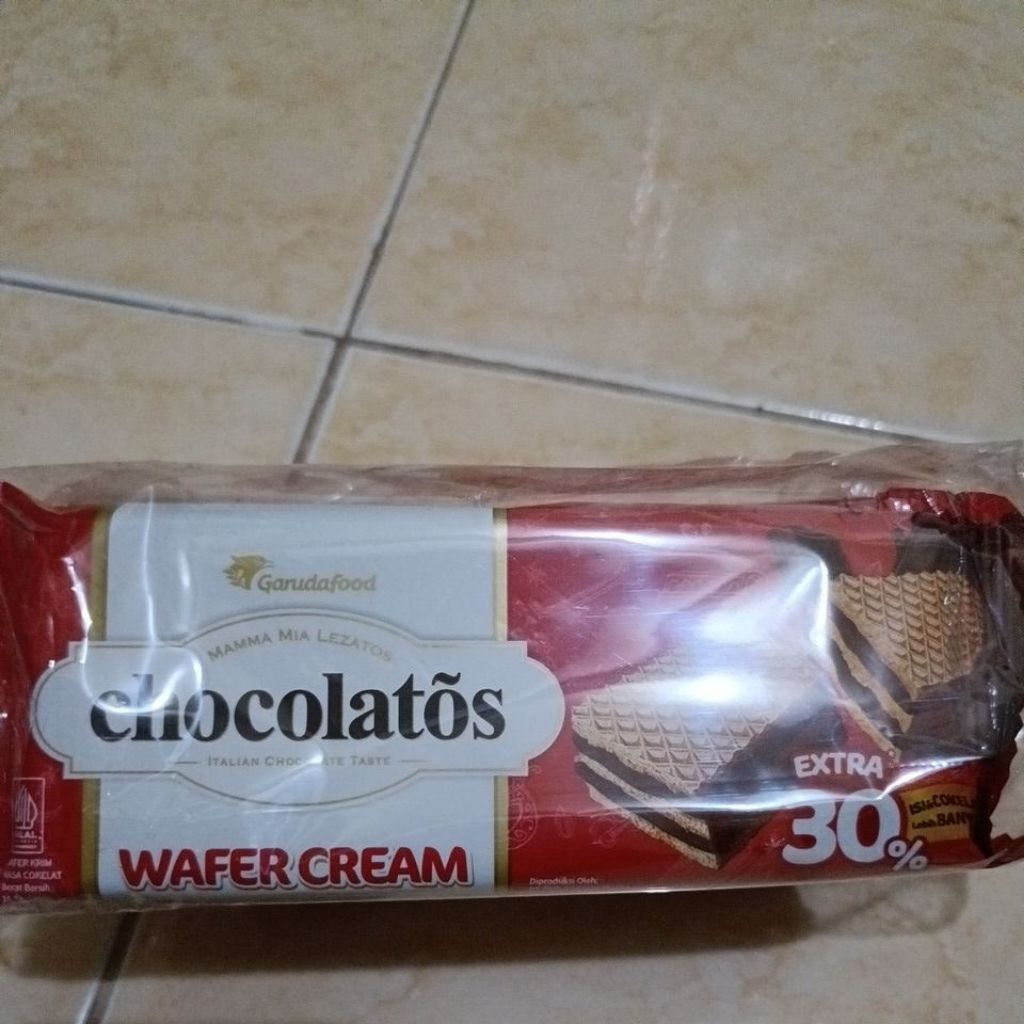 

chocolatos wafer serenteng isi 10pcs