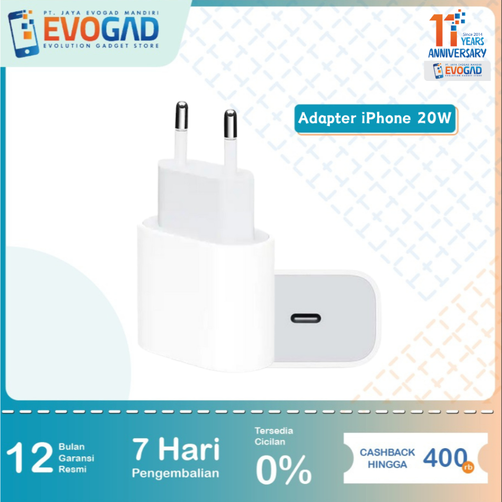 iPhone Charger Adapter 20W USB-C Power Adapter