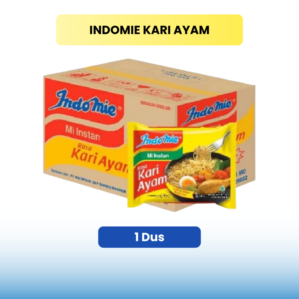 

Jual Indomie Kari Ayam 1 Dus