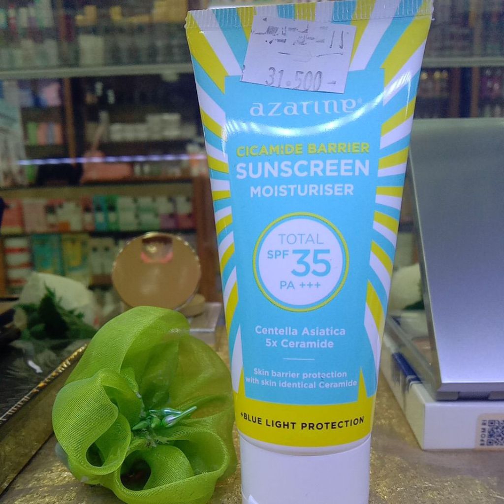 Azarine Sunscreen Cicamide Barrier Moisturizer Spf 35 PA+++/sunscreen Azarine/Sunscreen wajah