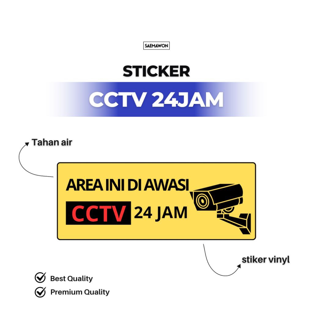 

sticker cctv 24jam stiker vinyl