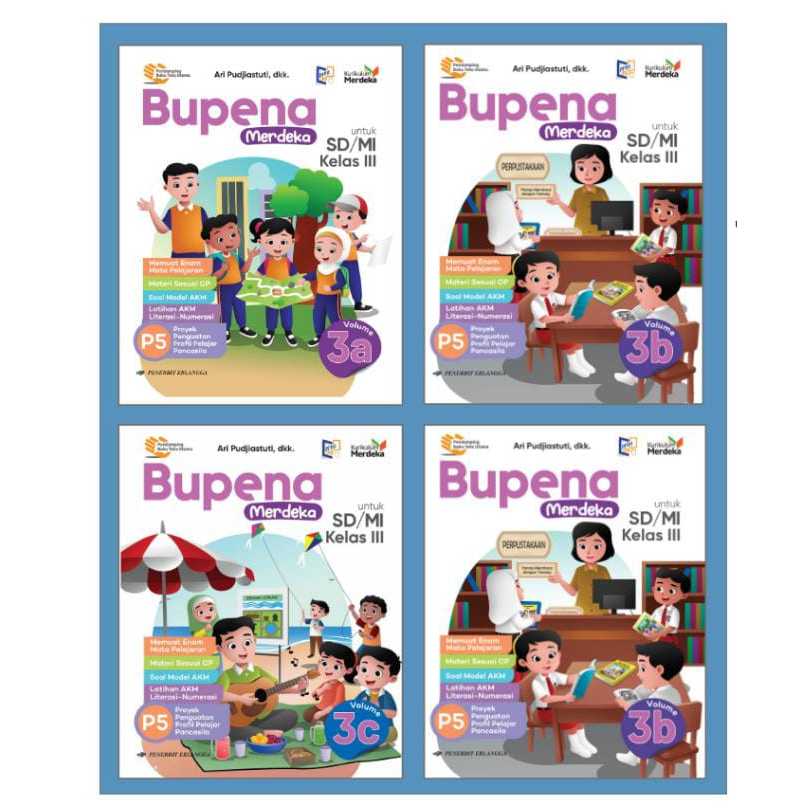 BUPENA KELAS 3 KURIKULUM MERDEKA REVISI PENERBIT ERLANGGA