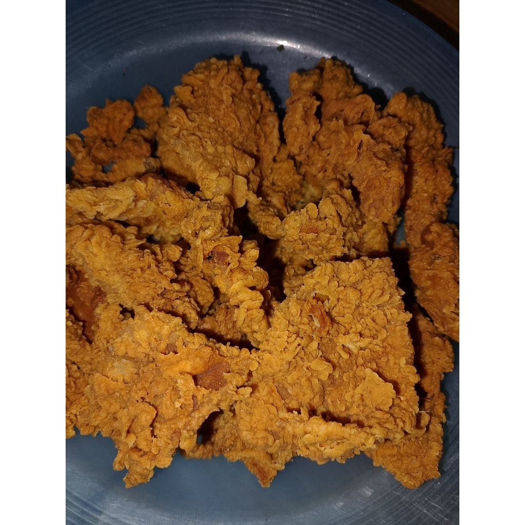 

KULIT AYAM CRISPY PEDES DAUN JERUK/KULIT AYAM CRISPY ORIGINAL 250 GRAM