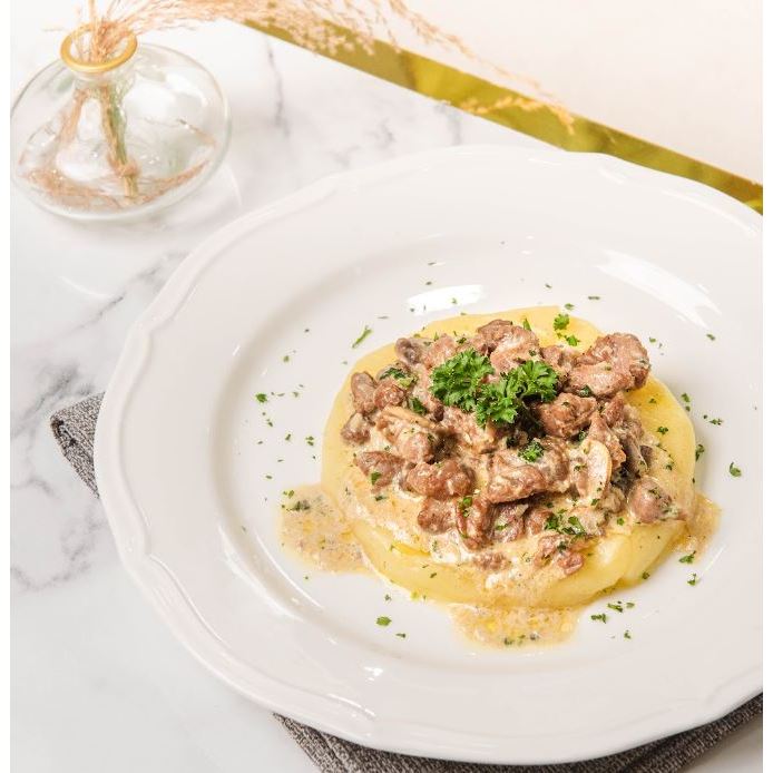 

Beef Stroganoff