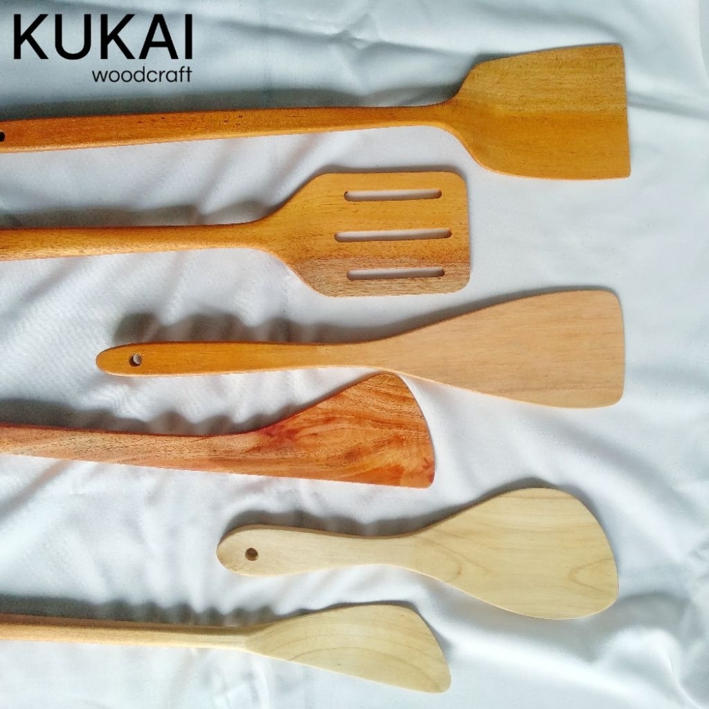 Spatula Kayu Mahoni / Sutil / Sodet kayu Kitchenware