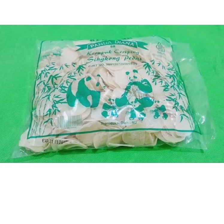

KERUPUK UBI CAP PANDA 1 BUNGKUS
