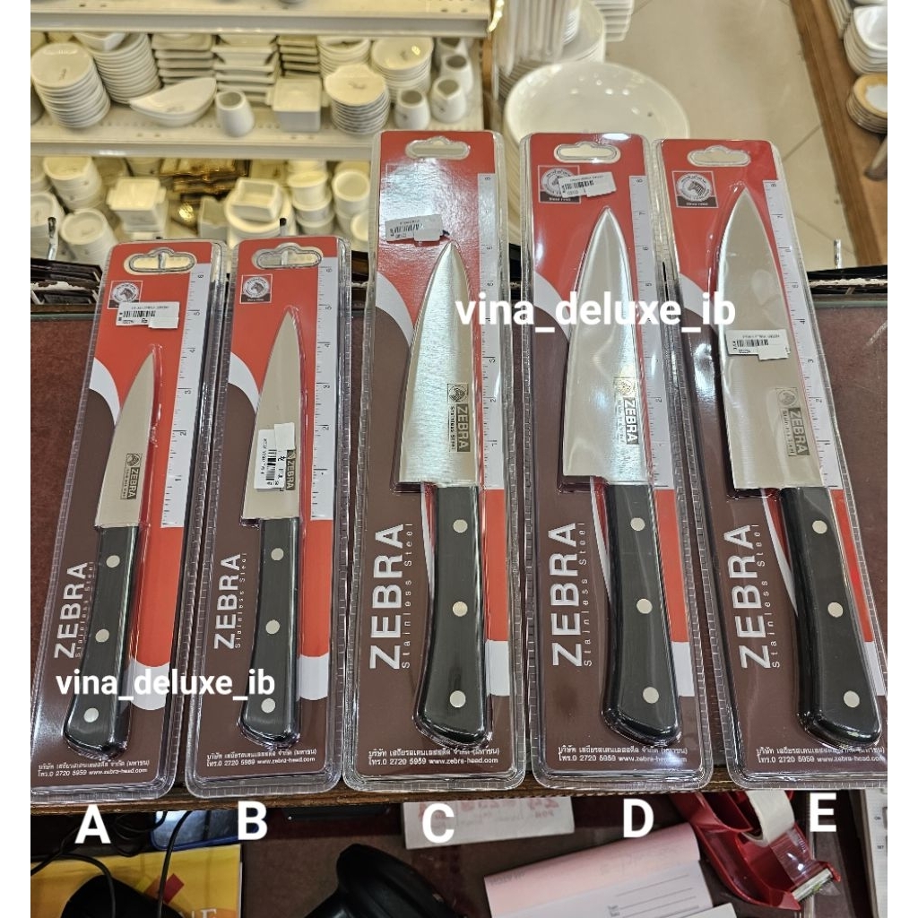 Pisau Stainless Zebra Original